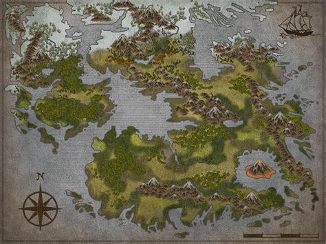 New Blank Fantasy Map By Sedeslav On Deviantart
