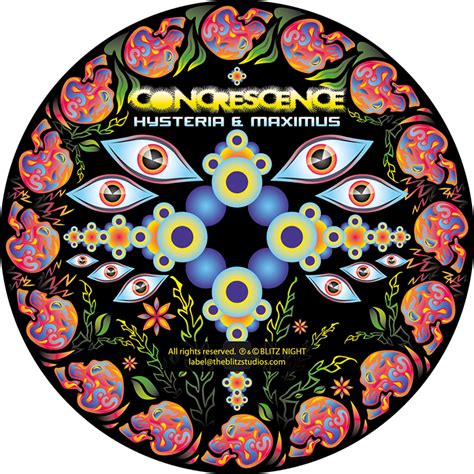Concrescence Psychedelic Album Cover Design Andrei Verner