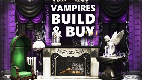 The Sims 4 Vampires New Build And Buy Reviewfirst Look Youtube