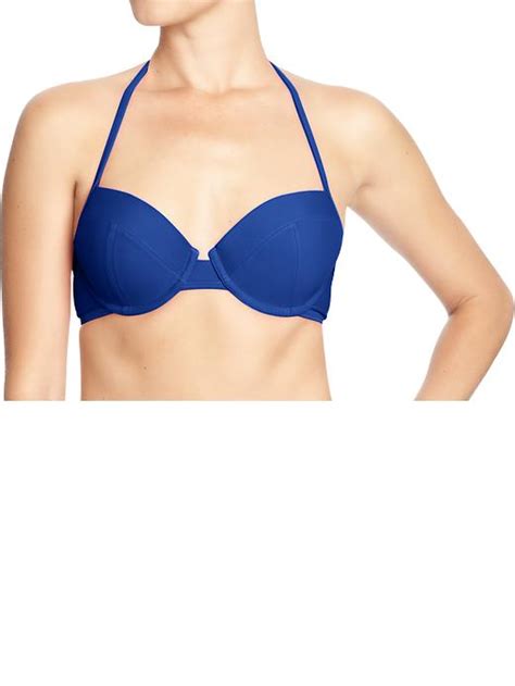 Old Navy Women's Underwire Bikini Tops - Absolute Blue ...