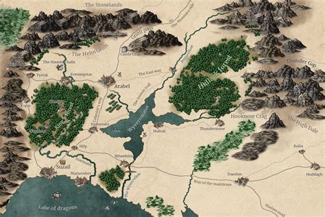 Forgotten Realms Cormyr Map Best Map Cities Skylines