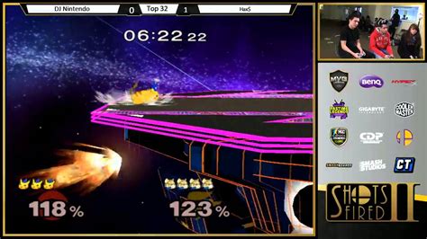 Shots Fired 2 DJ Nintendo Pikachu Fox Vs Hax Fox Top 32