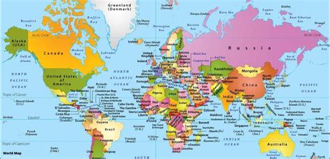 World Map A Clickable Map Of Countries Around The World