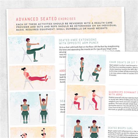 Seated Exercises For Seniors Printable Elcho Table