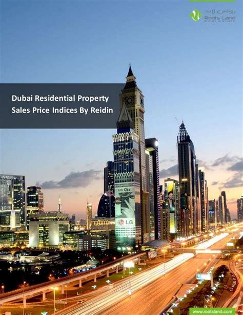 Dubai Residential Property Sales Price Indices By Reidin