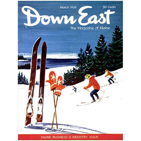 The March 1968 Cover Of Down East Was Designed By Painter Printmaker