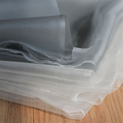 Colour Silk Organza Fabric 100 Mulberry Silk 6 Mm 114 Cm Width 25 Gsm