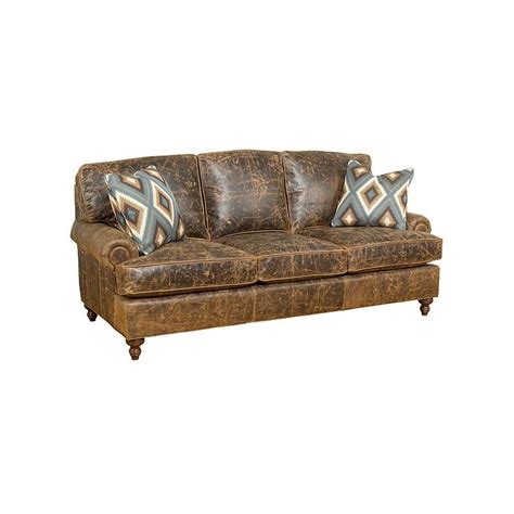 Sofa king is a family business established in 2008 to fill a gap in the market for good quality sofas at the lowest possible prices, combined with quick delivery. Chatham Leather Sofa by King Hickory - 5900-PAT-L | Horton's Furniture & Mattresses