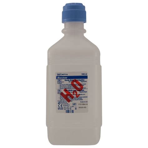 Sterile Water 1000ml Free Delivery Available