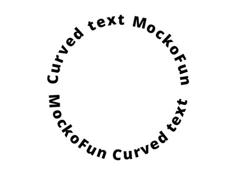 Circular Text Mockofun