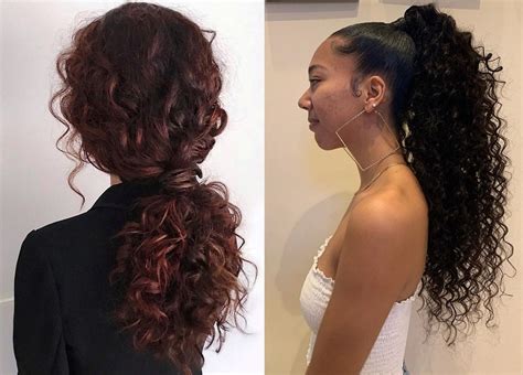 40 Modern Ways To Style A Curly Ponytail In 2023 Hairstyle Camp