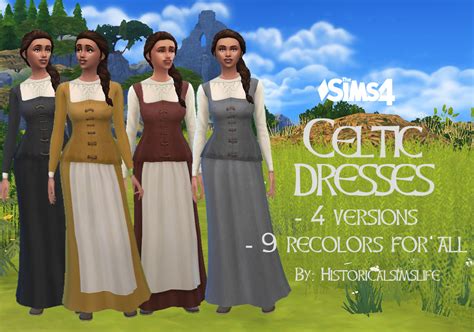 Ts4 Celtic Dress History Lovers Sims Blog