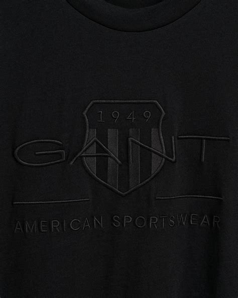 T Shirt à Manches Longues Tonal Archive Shield Gant