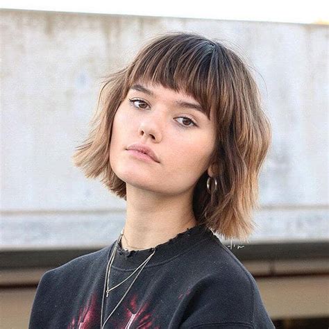 Short Hairstyles With Fringe Bangs Hairstyle Guides