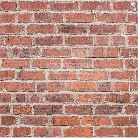 Raw Brick Wall Merawalaprint