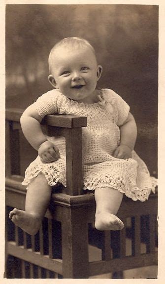 Vintage Photograph ~~ Happy Baby Vintage Children Photos Old