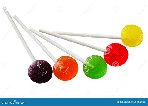 Sucker Lollipops Stock Photo Image Of Green Isolated 17568336