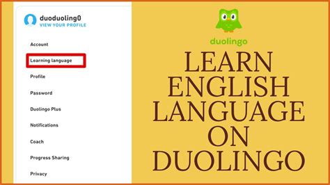 How To Learn English Language On Duolingo Online Youtube