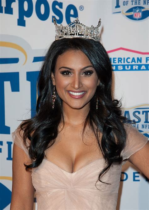 Miss America Nina Davuluri At Super Bowl Party With A Purpose Hawtcelebs