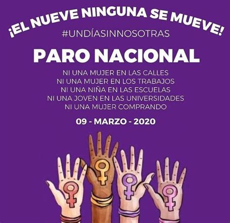 “un Día Sin Nosotras” Cómo Y Cuándo Se Realizará El Paro Nacional Por La Violencia Contra Las