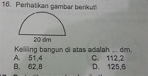 Rumus Keliling Setengah Lingkaran Birokerja Com