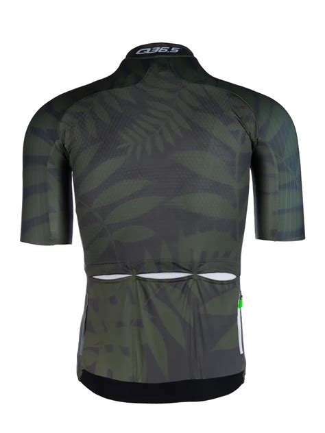 Q365 Short Sleeve Cycling Jersey R2 Jungle In Green