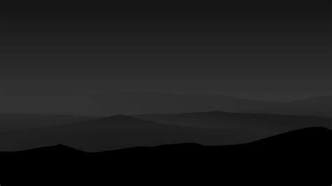 3840x2160 Resolution Dark Minimal Mountains At Night 4k Wallpaper