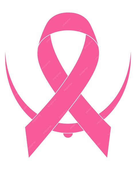 Premium Vector Pink Ribbon Symbol Of Breast Cancer Disease Vector