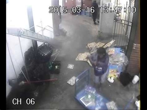 Owner Of Spar Caught Urinating Instore CCTV Footage YouTube