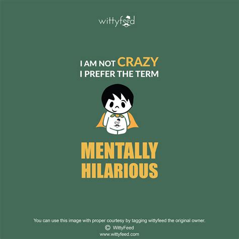 Im Not Crazy Mentally Hilarious Hilarious Im Crazy