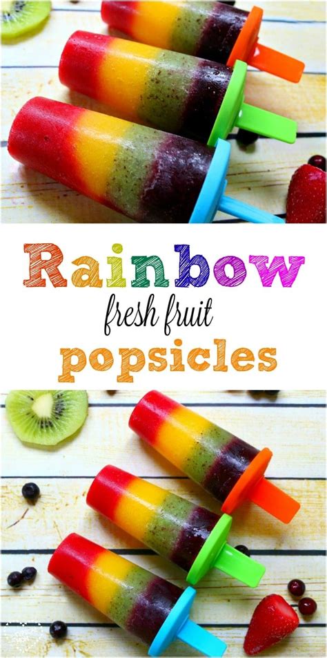 Rainbow Popsicle · The Typical Mom