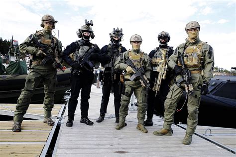 Three Special Forces From Norwegian Naval Special Operation Command And
