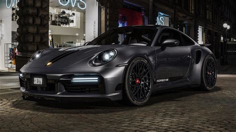 Black Porsche 911 Turbo Wallpaper