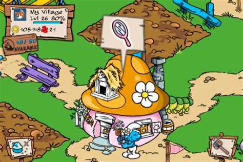 Oh you handsome smurf you. SMURFS' VILLAGE: VANITY SMURF