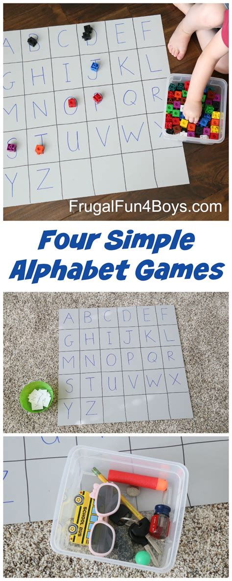 Four Simple Alphabet Games That Preschoolers Will Love