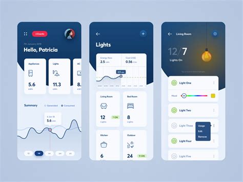 Home Screen Mobile App Dashboard Design New