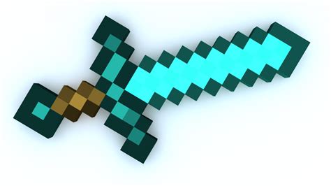 This drawing tutorial will teach you how to draw a diamond sword from minecraft (or really any sword) video is companion the written tuto. Diamond sword Free 3D Model in Melee 3DExport