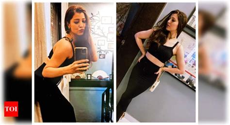Tejaswini Pandit Dazzles In This All Black Ensemble See Pics Marathi Movie News Times Of India