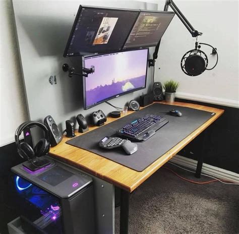 42 Amazing Home Office Ideas And Design Geek Culture Gaming Desk