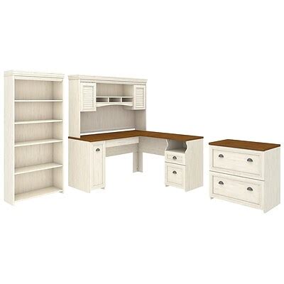 Bush furniture new at target. Bush Furniture Fairview L Shaped Desk with Hutch, Bookcase ...