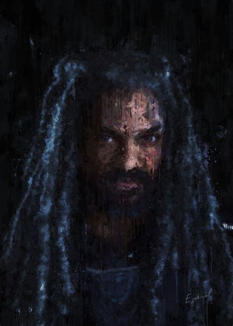 Ezekiel From The Walking Dead By Traxim Design Metal Posters With