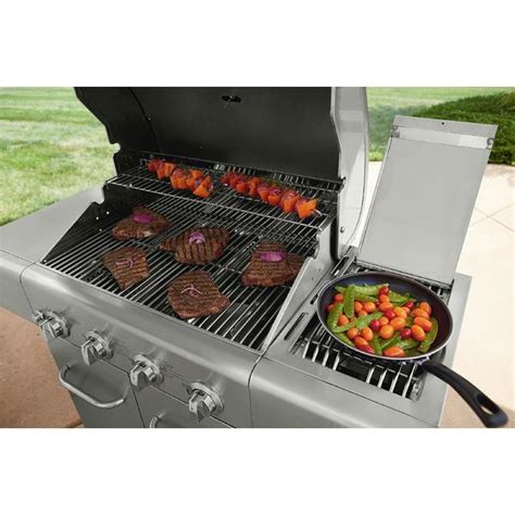 Kenmore 720 0830a 4 Burner Gas Stainless Steel Grill With Searing Side