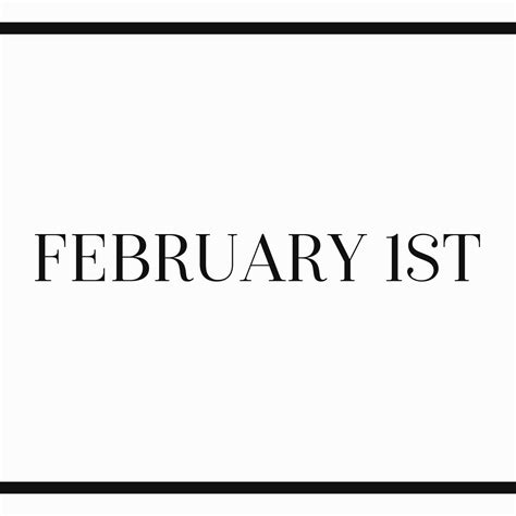 February First