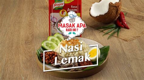 Heat up wok with oil and toss in nasi lemak. Resep Nasi Lemak dengan Ikan Bilis Goreng - YouTube