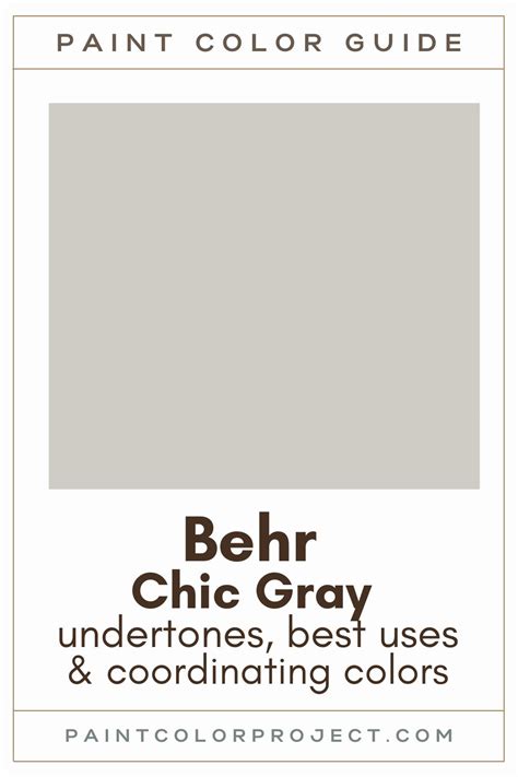 Behr Paint Chic Graypost Versions