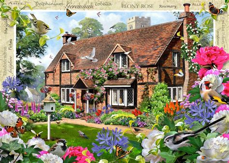 With themes from country cottages, flowers, and locations through to the challenging puzzles from colin. Peony Cottage 1000 Piece Ravensburger Jigsaw Puzzle