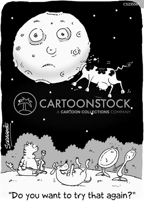 cow jumped over the moon cartoons and comics funny pictures from cartoonstock