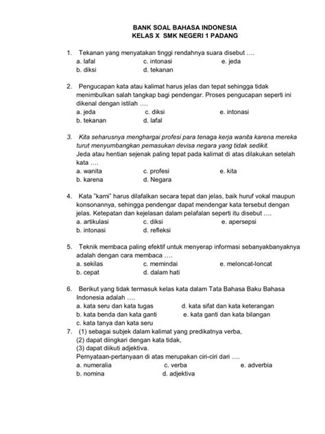 Dalam kamus besar bahasa indonesia (kbbi), drama memiliki beberapa pengertian. Contoh Soal Bahasa Indonesia Kelas 11 Tentang Drama ...