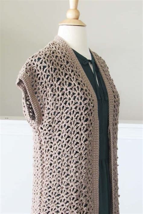 Available in epattern format from leisure arts, inc. Lacy Crochet Cardigan Pattern (Simple and Quick) - Crochet ...