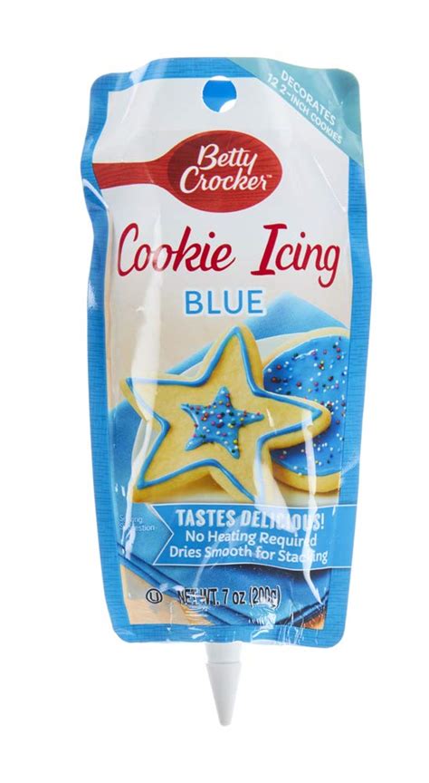 Betty Crocker Cookie Icing Blue 7 Oz Plastic Lumber